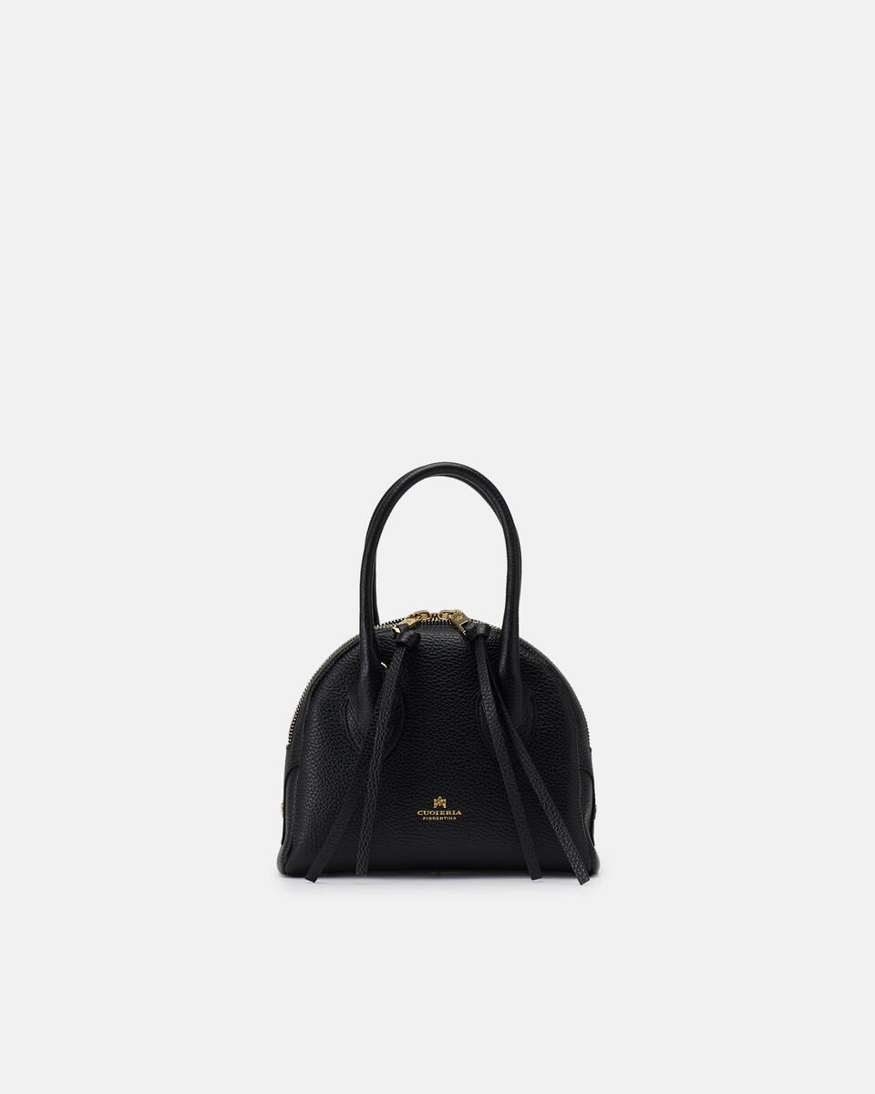 KLEINE BOWLING BAG Schwarz  - Cuoieria Fiorentina