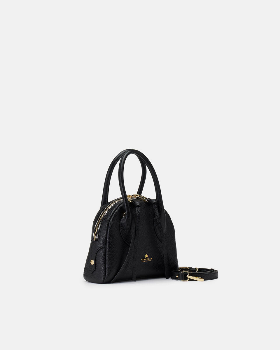 KLEINE BOWLING BAG Schwarz  - Cuoieria Fiorentina