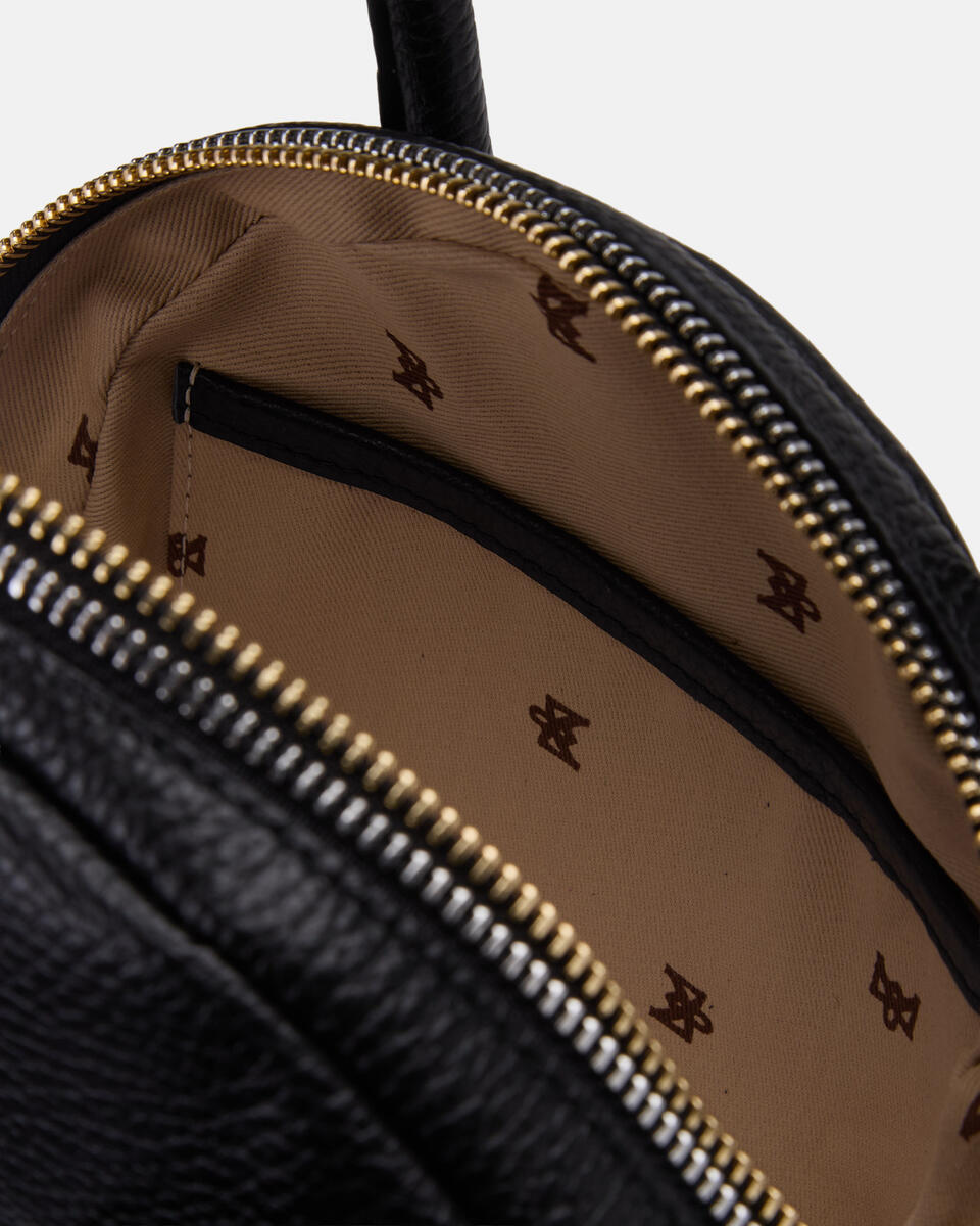 KLEINE BOWLING BAG Schwarz  - Cuoieria Fiorentina