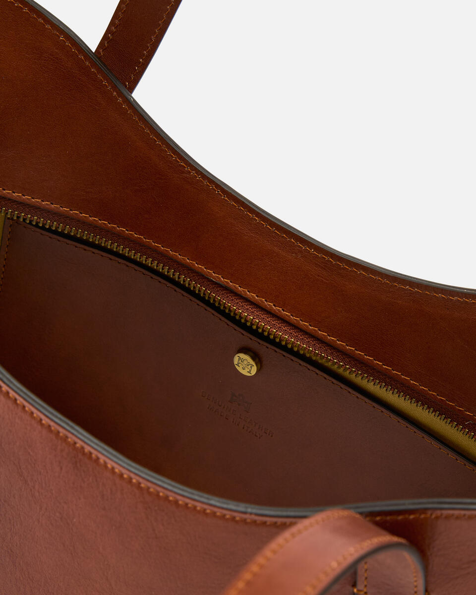 EINKAUFSTASCHE Braun  - Einkauftasche - Damen Taschen - Tasche - Cuoieria Fiorentina