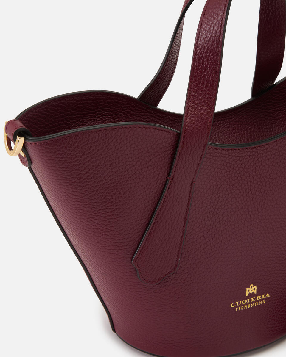 KLEINE HANDTASCHE Bordeaux  - Cuoieria Fiorentina