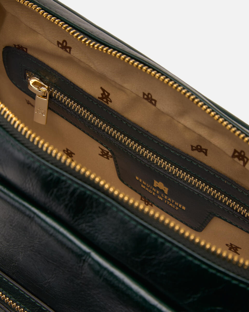 GROSSE CAMERA BAG Moos  - Cuoieria Fiorentina