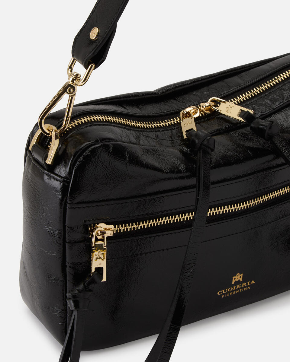 GROSSE CAMERA BAG Schwarz  - Cuoieria Fiorentina