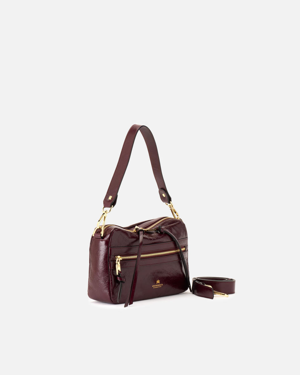 CAMERA BAG Schwarzkirsche  - Cuoieria Fiorentina