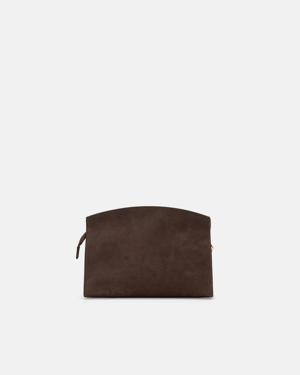 POUCH Schokolade  - Handtaschen - Damen Taschen - Tasche - Cuoieria Fiorentina