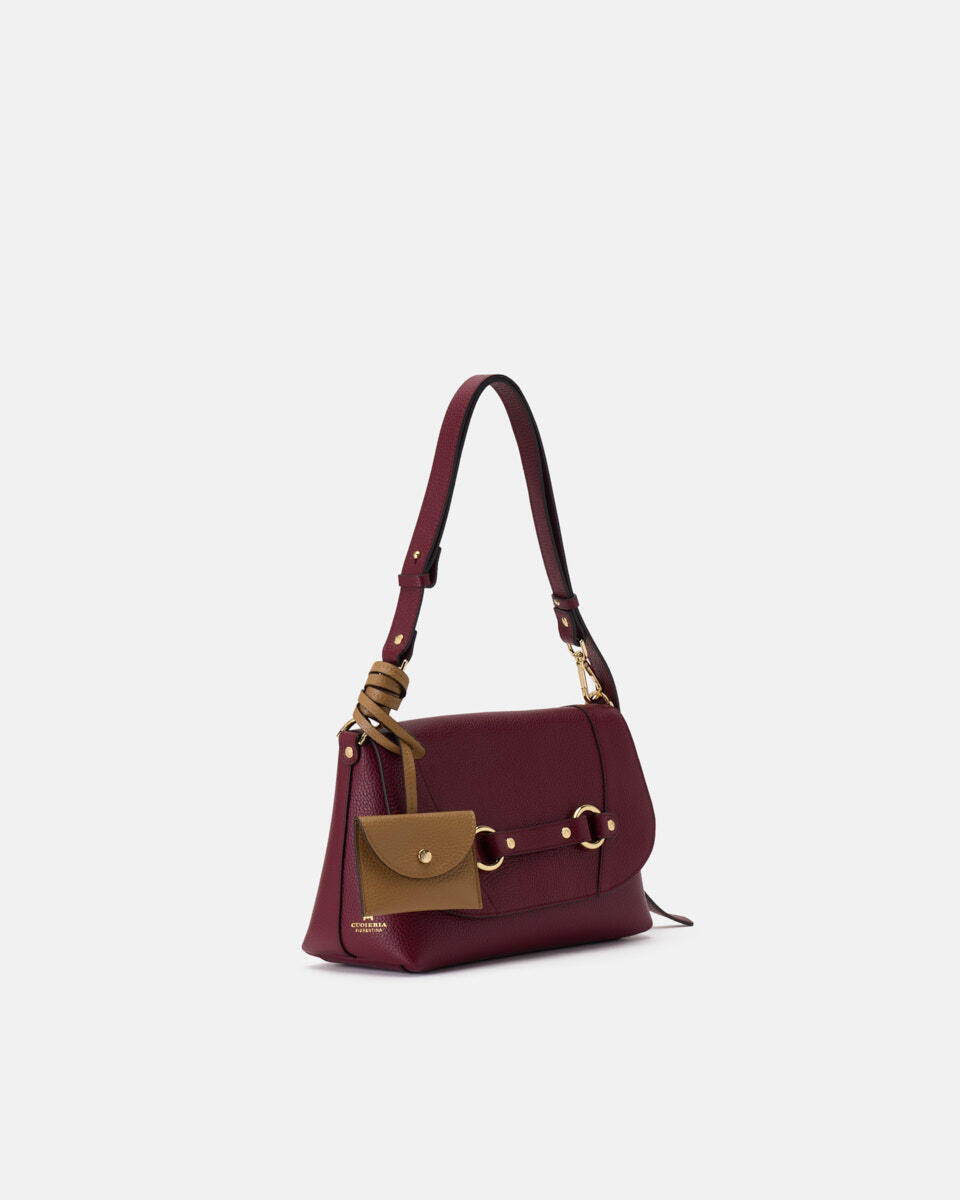 FLAP BAG Bordeauxdesert  - Cuoieria Fiorentina