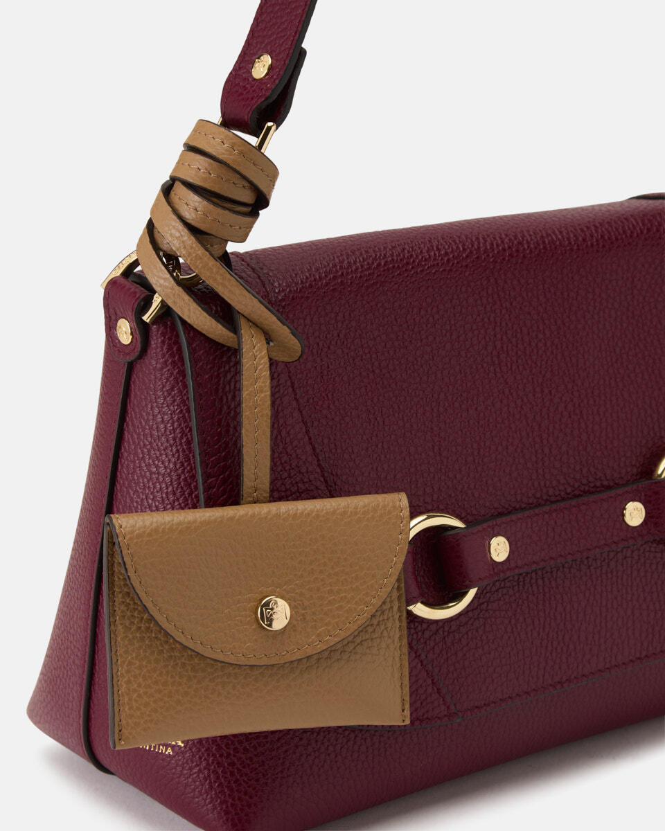 FLAP BAG Bordeauxdesert  - Cuoieria Fiorentina