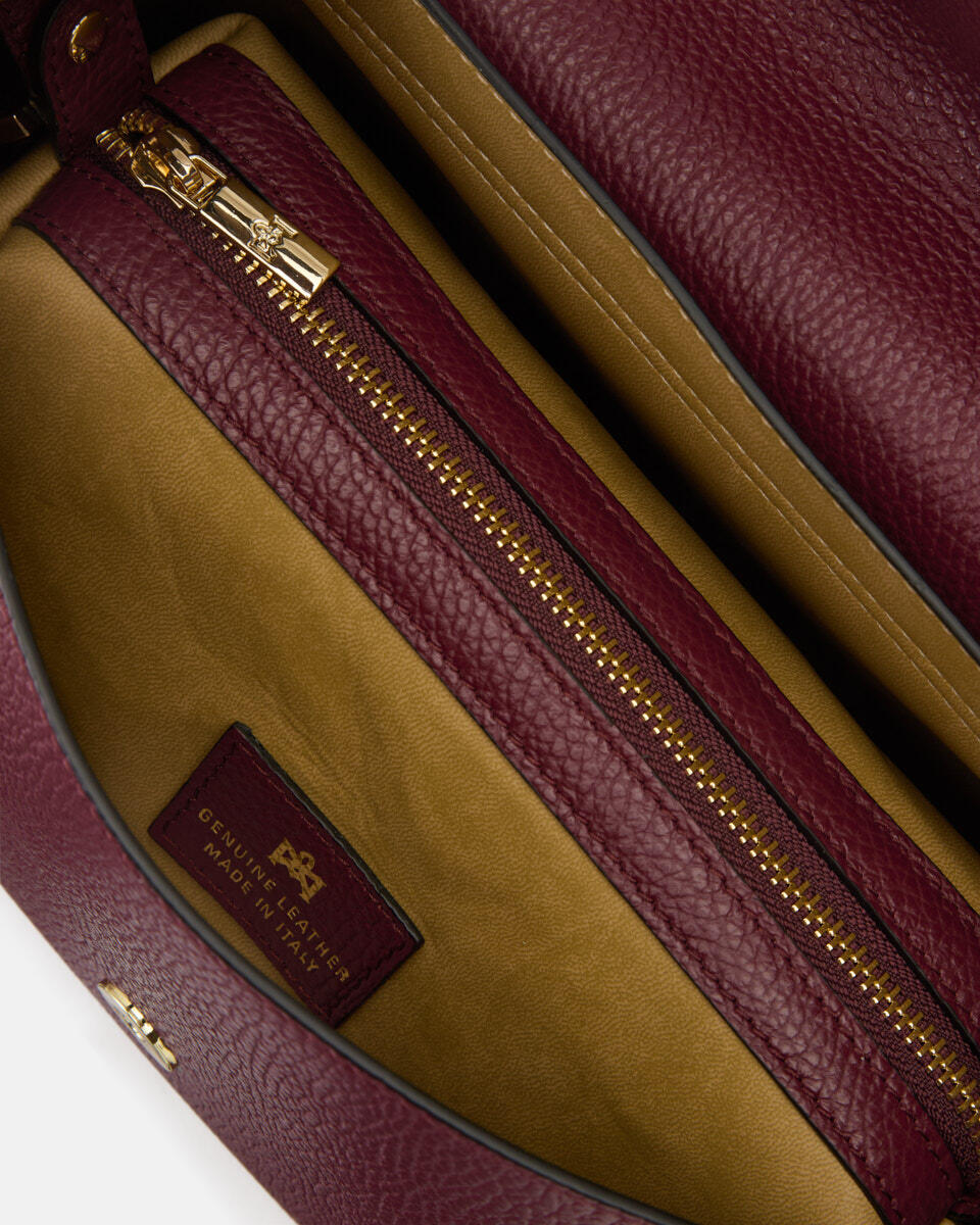 FLAP BAG Bordeauxdesert  - Cuoieria Fiorentina