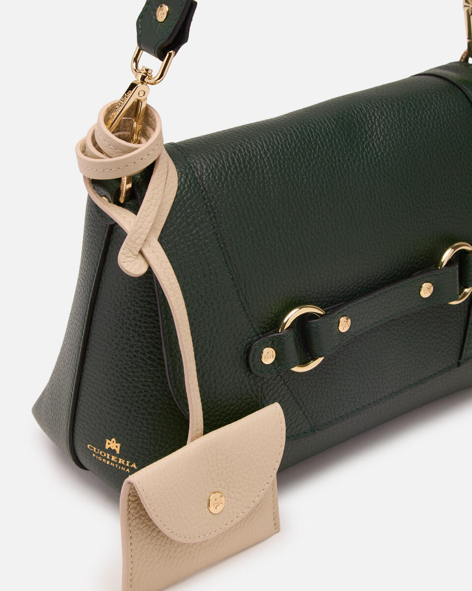 FLAP BAG Muschioprosecco  - Cuoieria Fiorentina