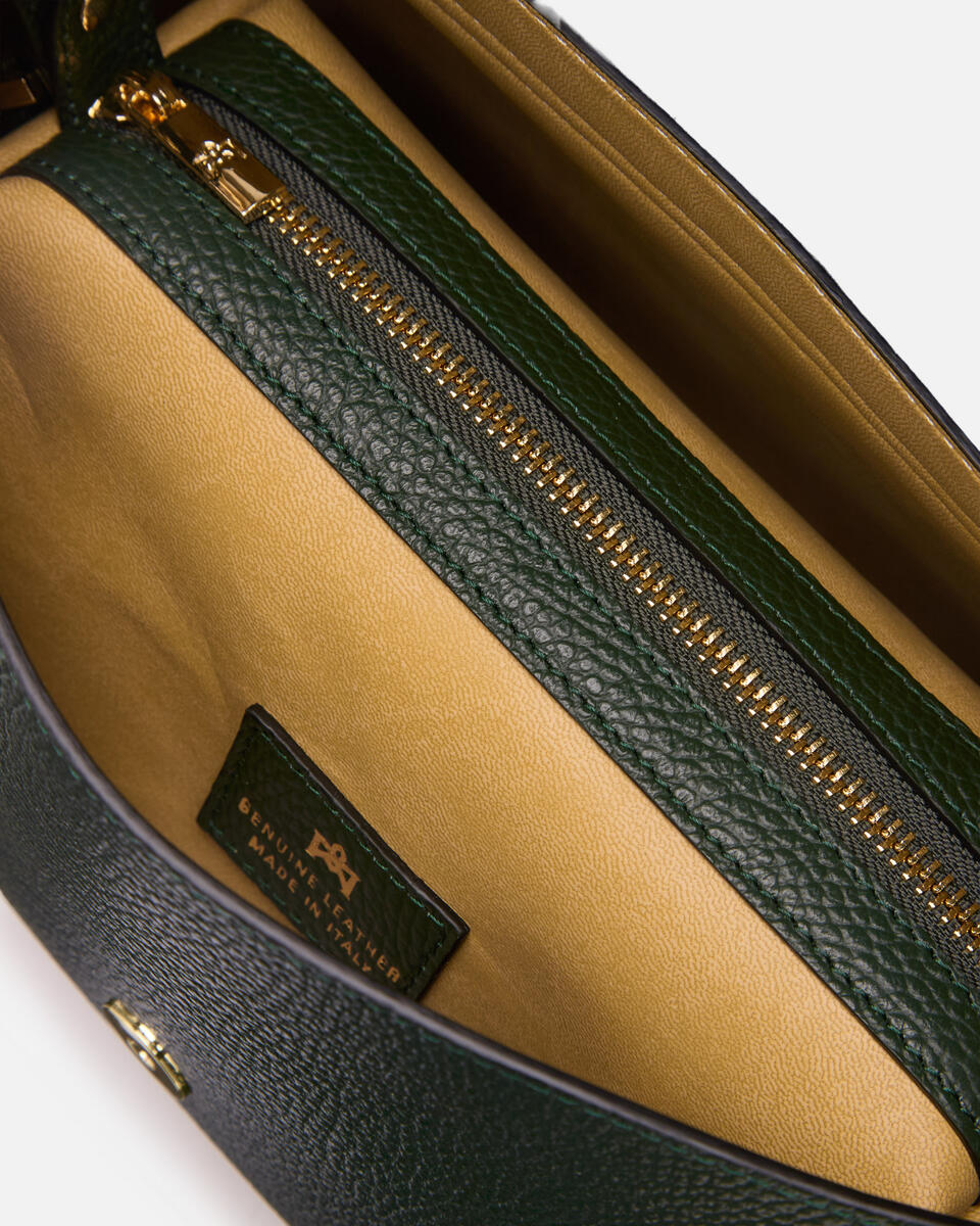 FLAP BAG Muschioprosecco  - Cuoieria Fiorentina