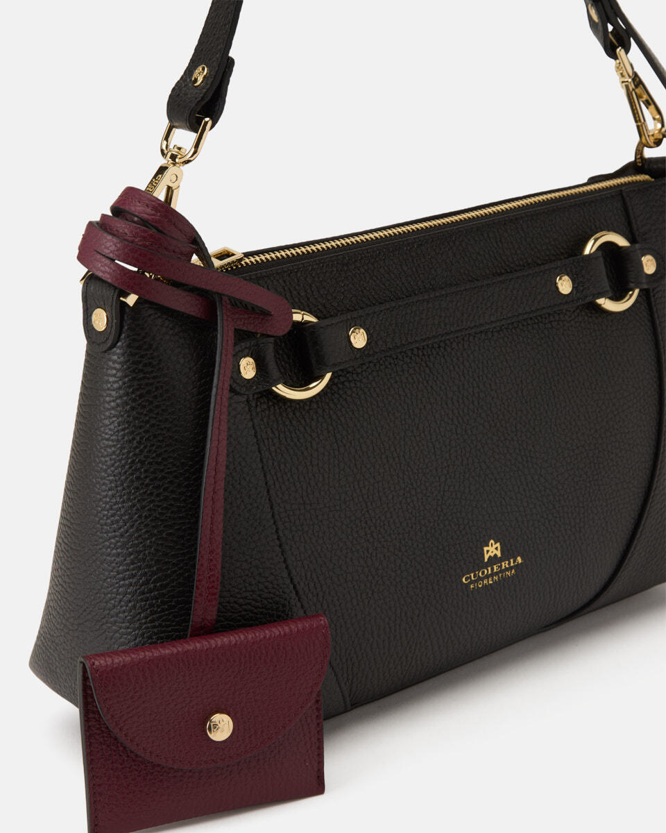 POUCH Schwarzbordeaux  - Cuoieria Fiorentina