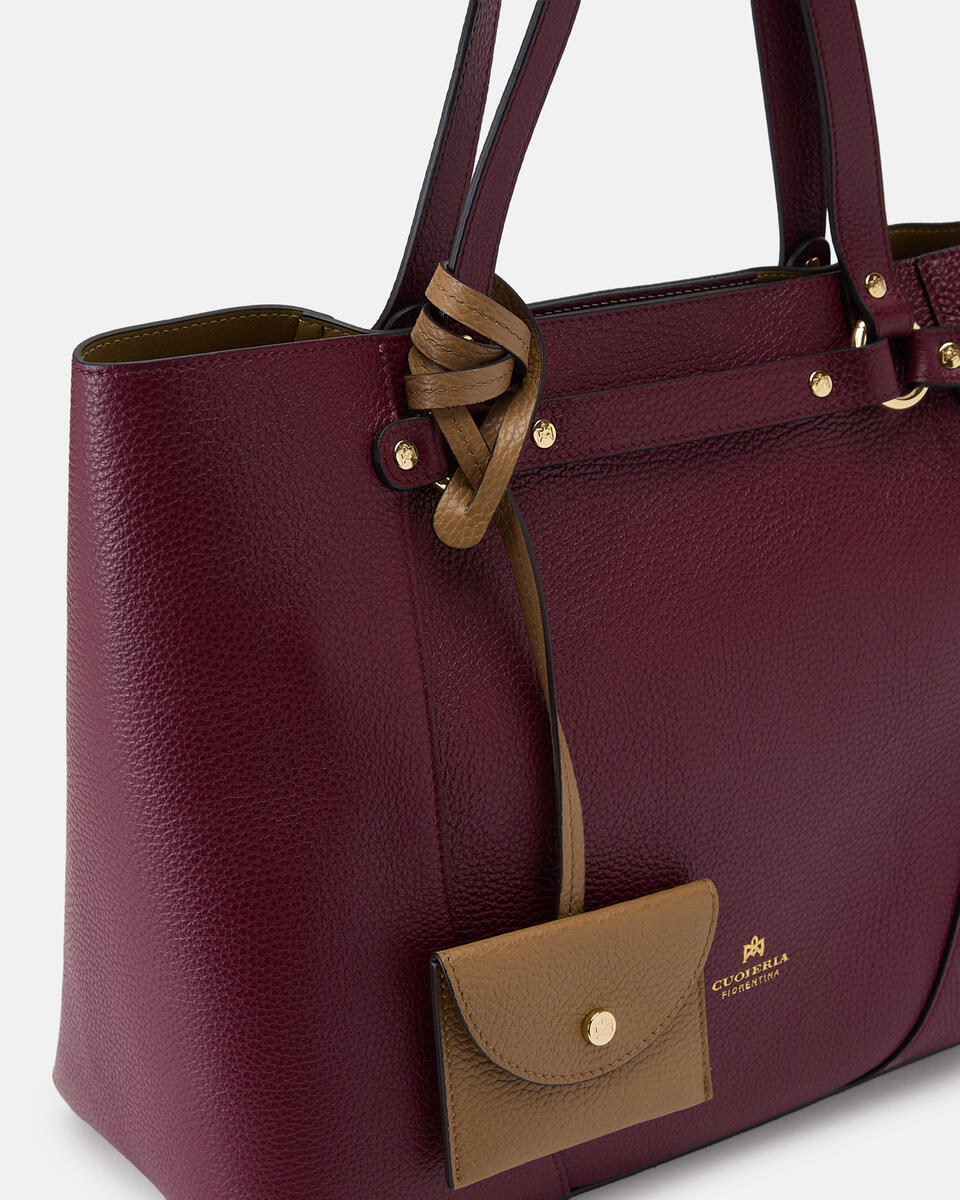 EINKAUFTSTACHE Bordeauxdesert  - Einkauftasche - Damen Taschen - Tasche - Cuoieria Fiorentina