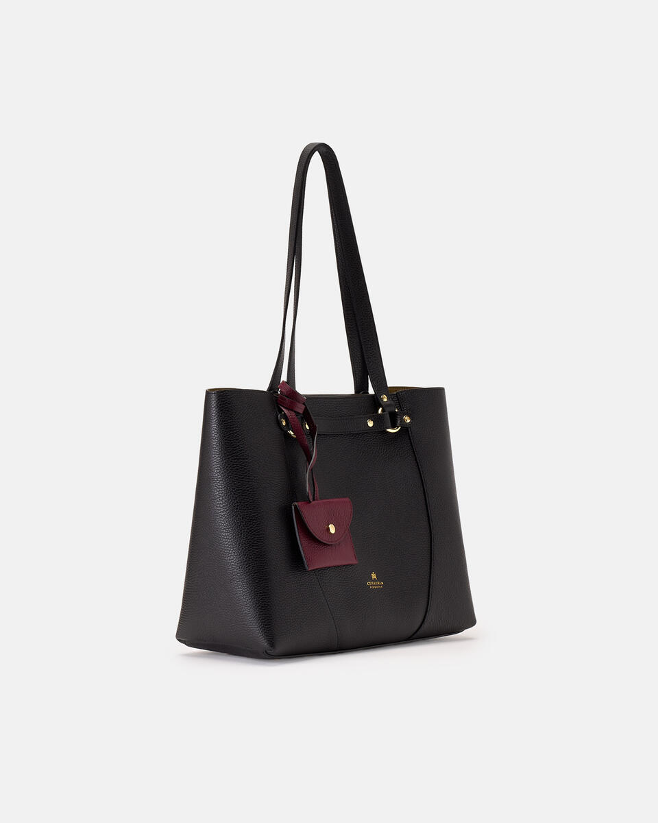 EINKAUFTSTACHE Schwarzbordeaux  - Einkauftasche - Damen Taschen - Tasche - Cuoieria Fiorentina