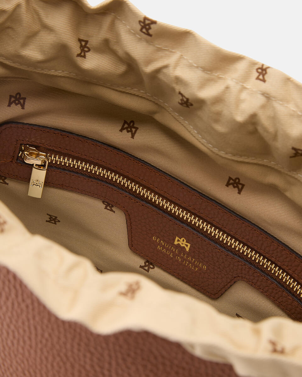 EIMERTASCHE Karamell  - Eimertaschen - Damen Taschen - Tasche - Cuoieria Fiorentina