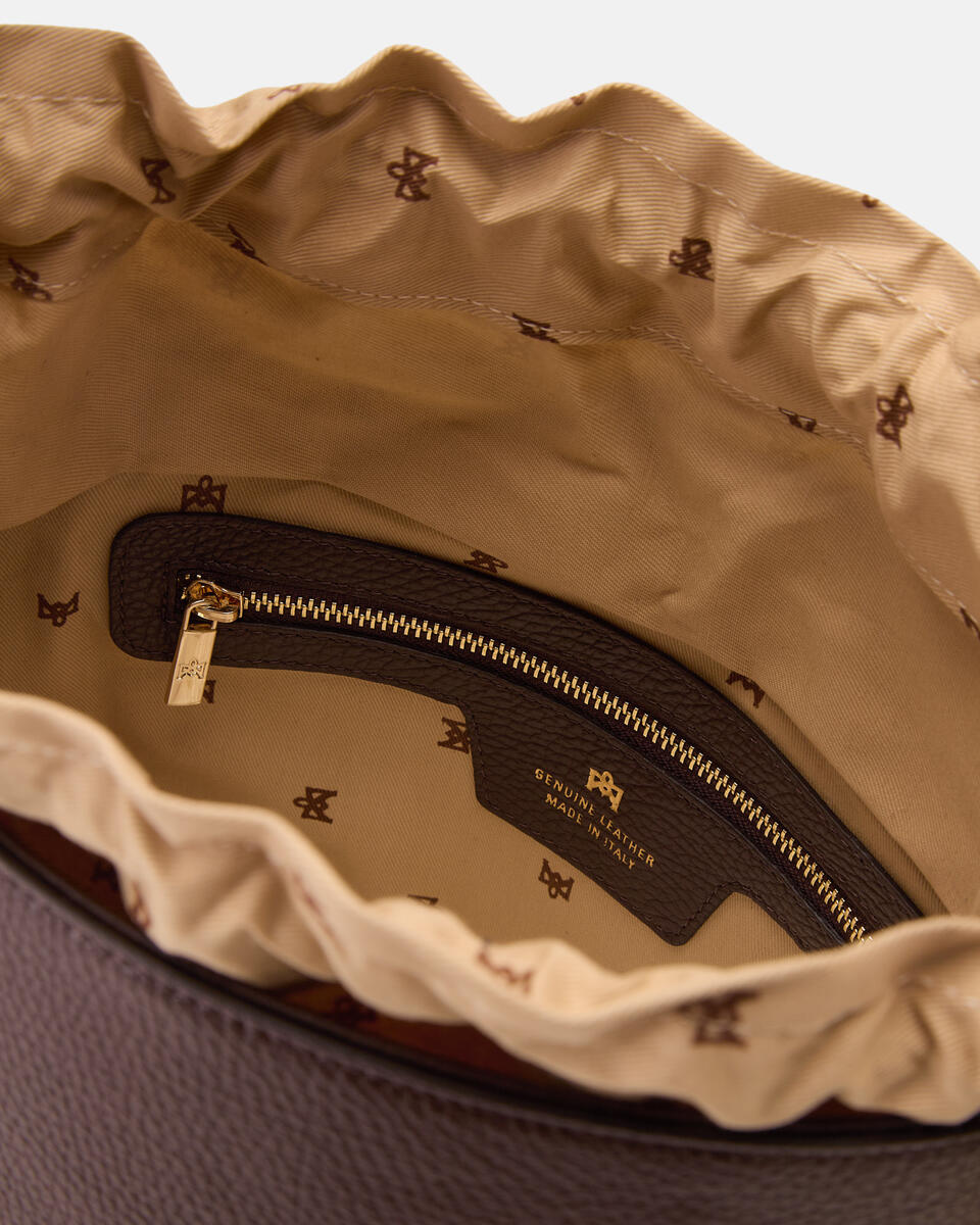 EIMERTASCHE Schokolade  - Eimertaschen - Damen Taschen - Tasche - Cuoieria Fiorentina