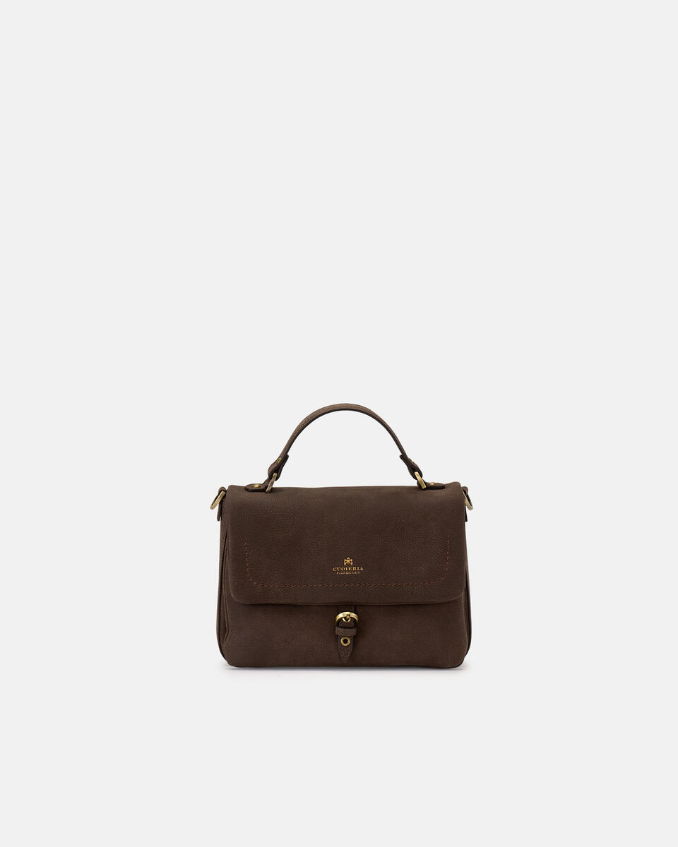 KLEINE FLAP BAG Schokolade  - Messanger - Damen Taschen - Tasche - Cuoieria Fiorentina