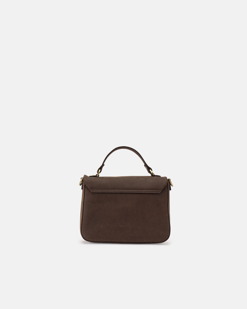 KLEINE FLAP BAG Schokolade  - Messanger - Damen Taschen - Tasche - Cuoieria Fiorentina