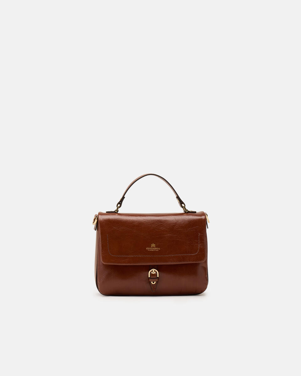 KLEINE FLAP BAG Karamell  - Cuoieria Fiorentina