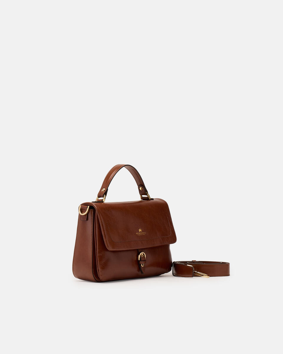 KLEINE FLAP BAG Karamell  - Cuoieria Fiorentina