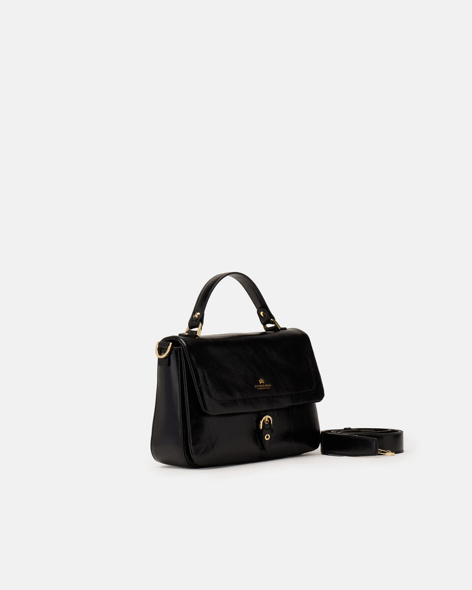 KLEINE FLAP BAG Schwarz  - Cuoieria Fiorentina