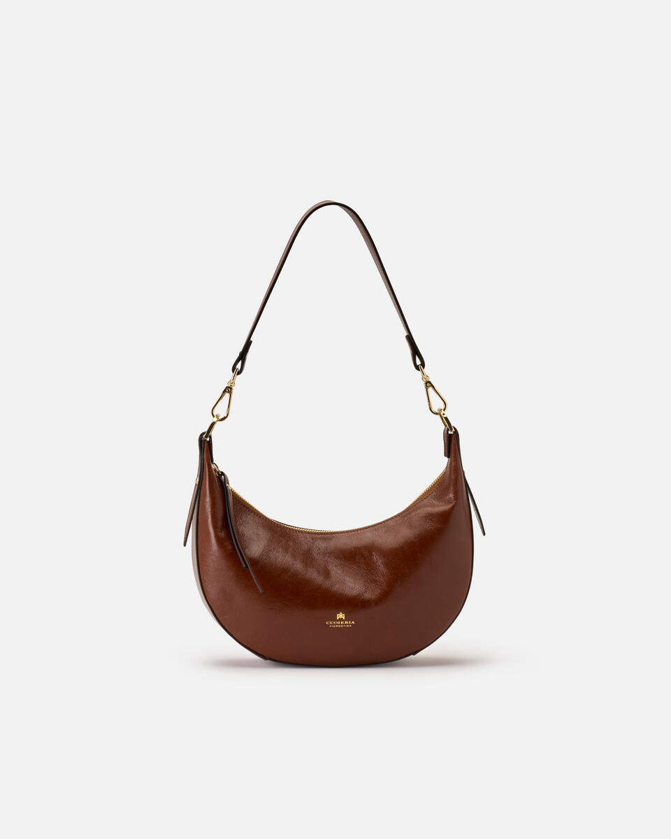 KLEINE SCHULTERTASCHE Karamell  - Cuoieria Fiorentina