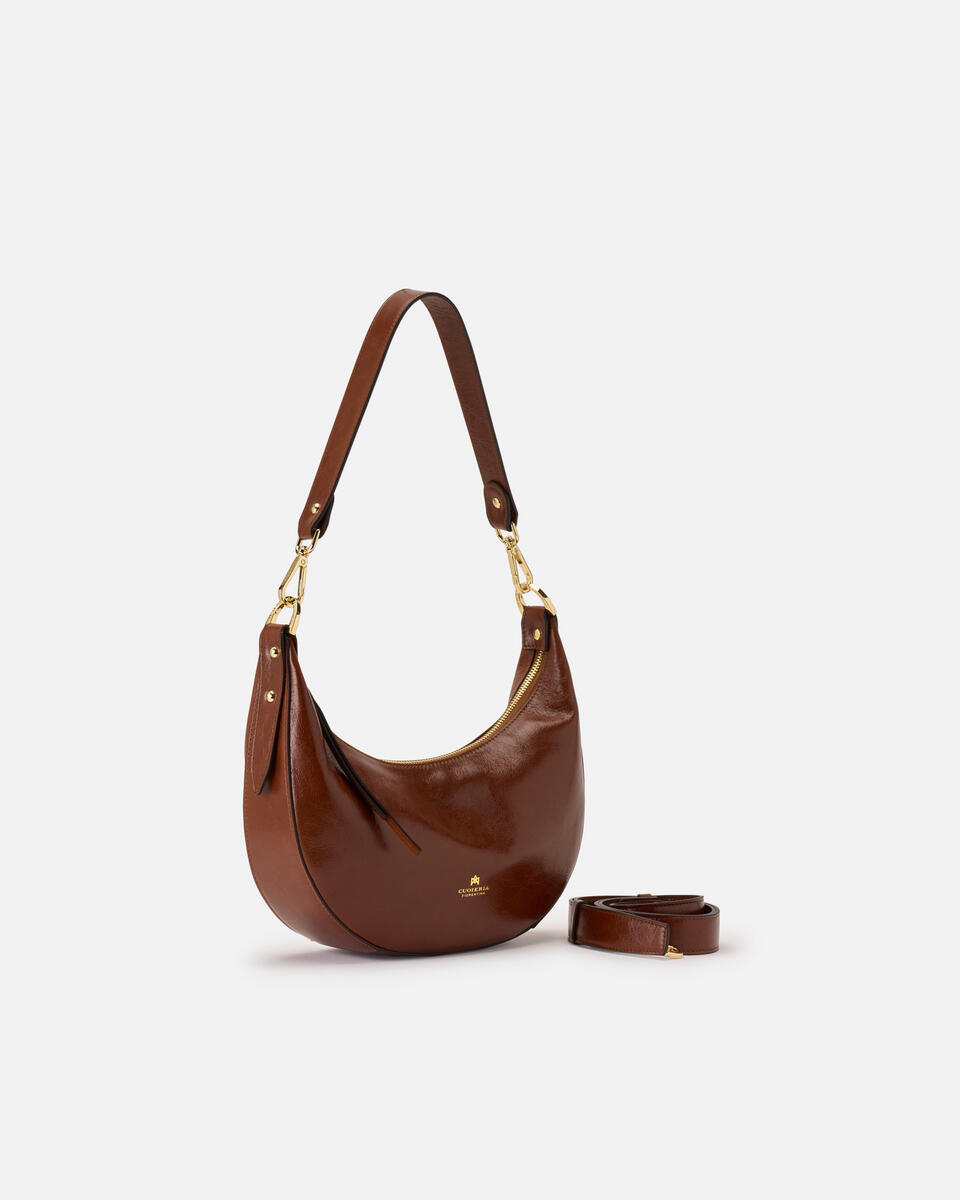 KLEINE SCHULTERTASCHE Karamell  - Cuoieria Fiorentina