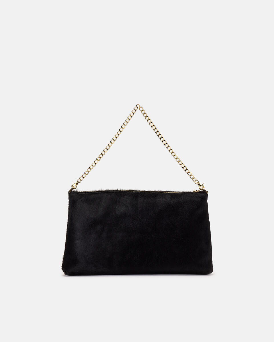 GROSSE POUCH Schwarz  - Handtaschen - Damen Taschen - Tasche - Cuoieria Fiorentina