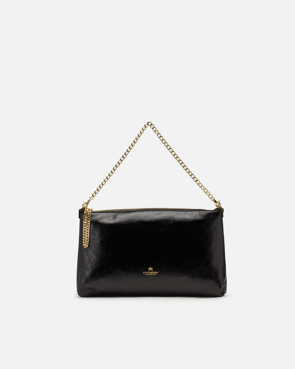 Grosse pouch Schwarz  - Handtaschen - Damen Taschen - Tasche - Cuoieria Fiorentina