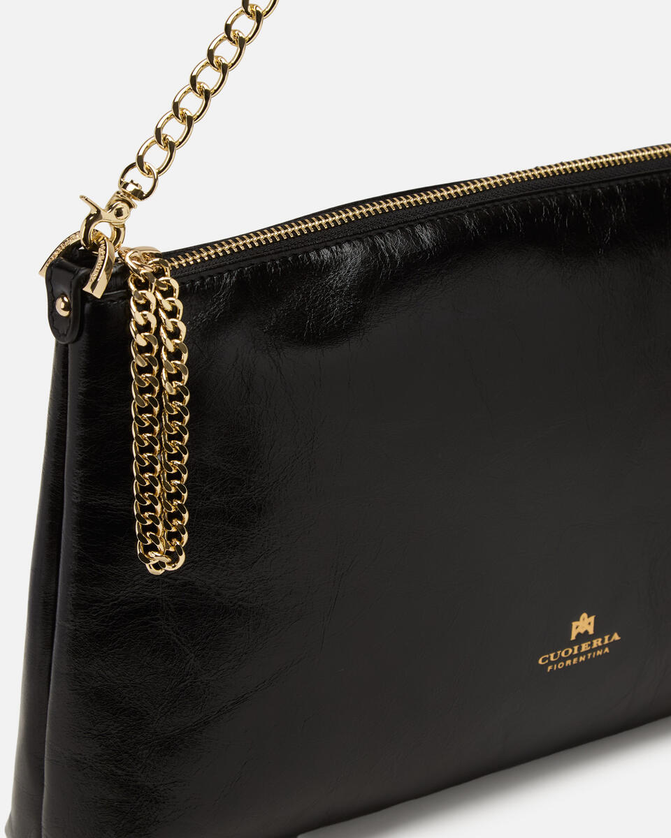 Grosse pouch Schwarz  - Handtaschen - Damen Taschen - Tasche - Cuoieria Fiorentina