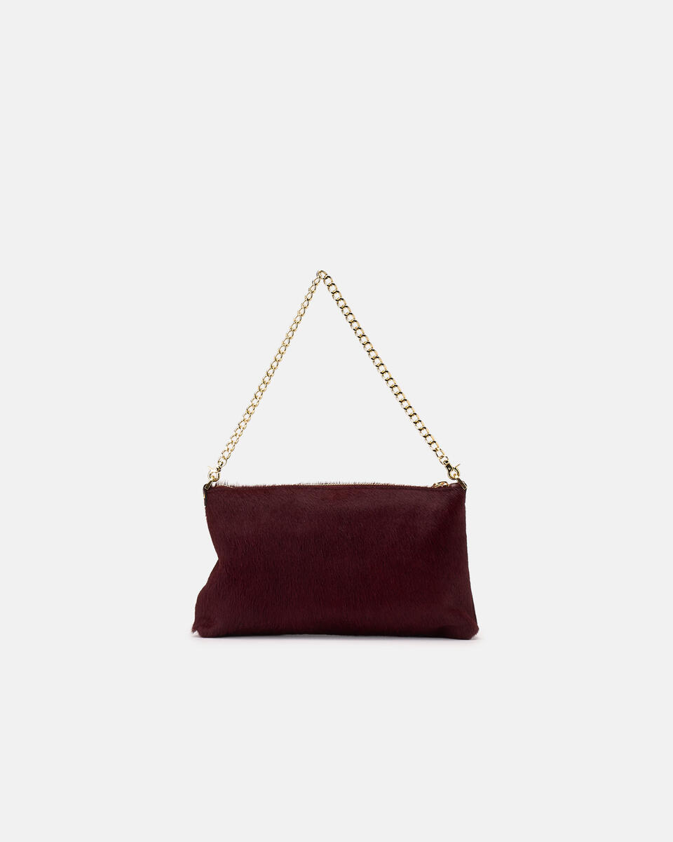 KLEINE POUCH Schwarzkirsche  - Handtaschen - Damen Taschen - Tasche - Cuoieria Fiorentina