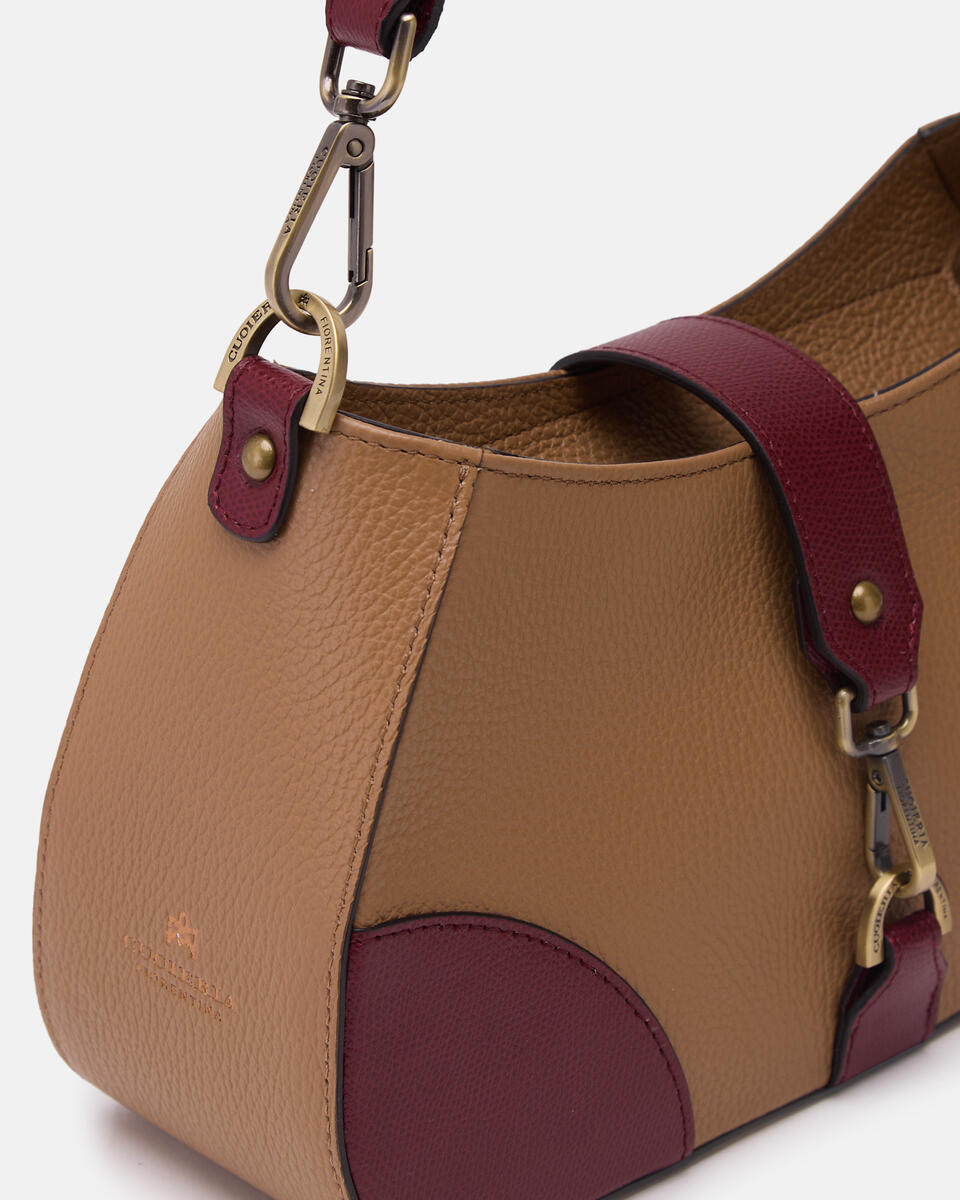 BAGUETTE Desertbordeaux  - Schultertaschen - Damen Taschen - Tasche - Cuoieria Fiorentina