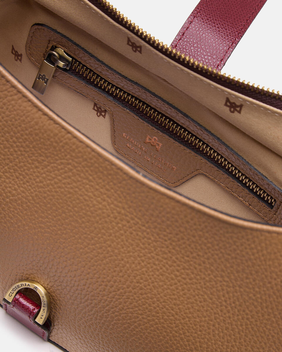 BAGUETTE Desertbordeaux  - Schultertaschen - Damen Taschen - Tasche - Cuoieria Fiorentina