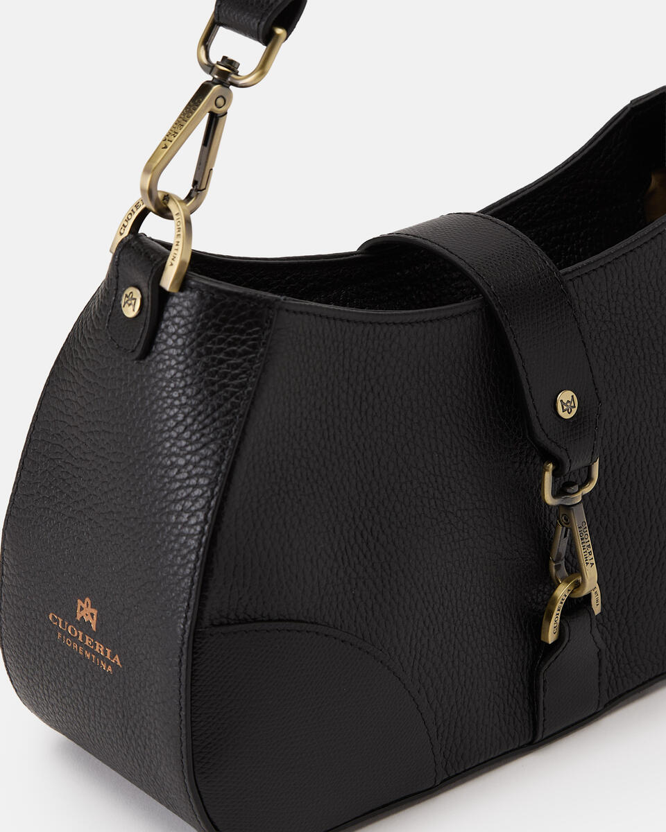 BAGUETTE Schwarz  - Handtaschen - Damen Taschen - Tasche - Cuoieria Fiorentina