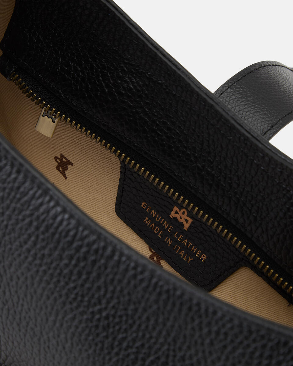 BAGUETTE Schwarz  - Handtaschen - Damen Taschen - Tasche - Cuoieria Fiorentina