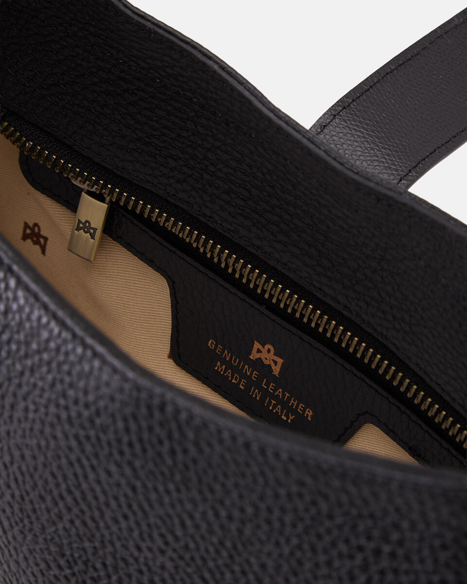 SCHULTERTASCHE Schwarz  - Handtaschen - Damen Taschen - Tasche - Cuoieria Fiorentina
