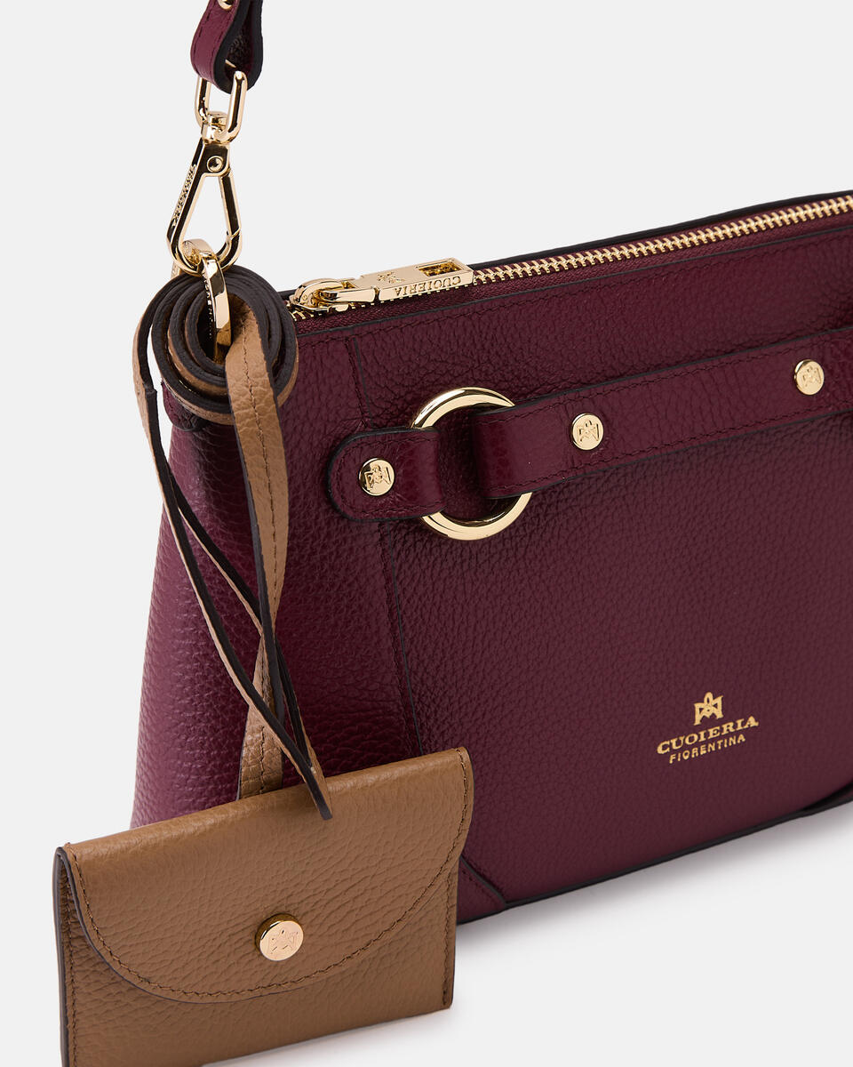 KLEINE POUCH Bordeauxdesert  - Handtaschen - Damen Taschen - Tasche - Cuoieria Fiorentina