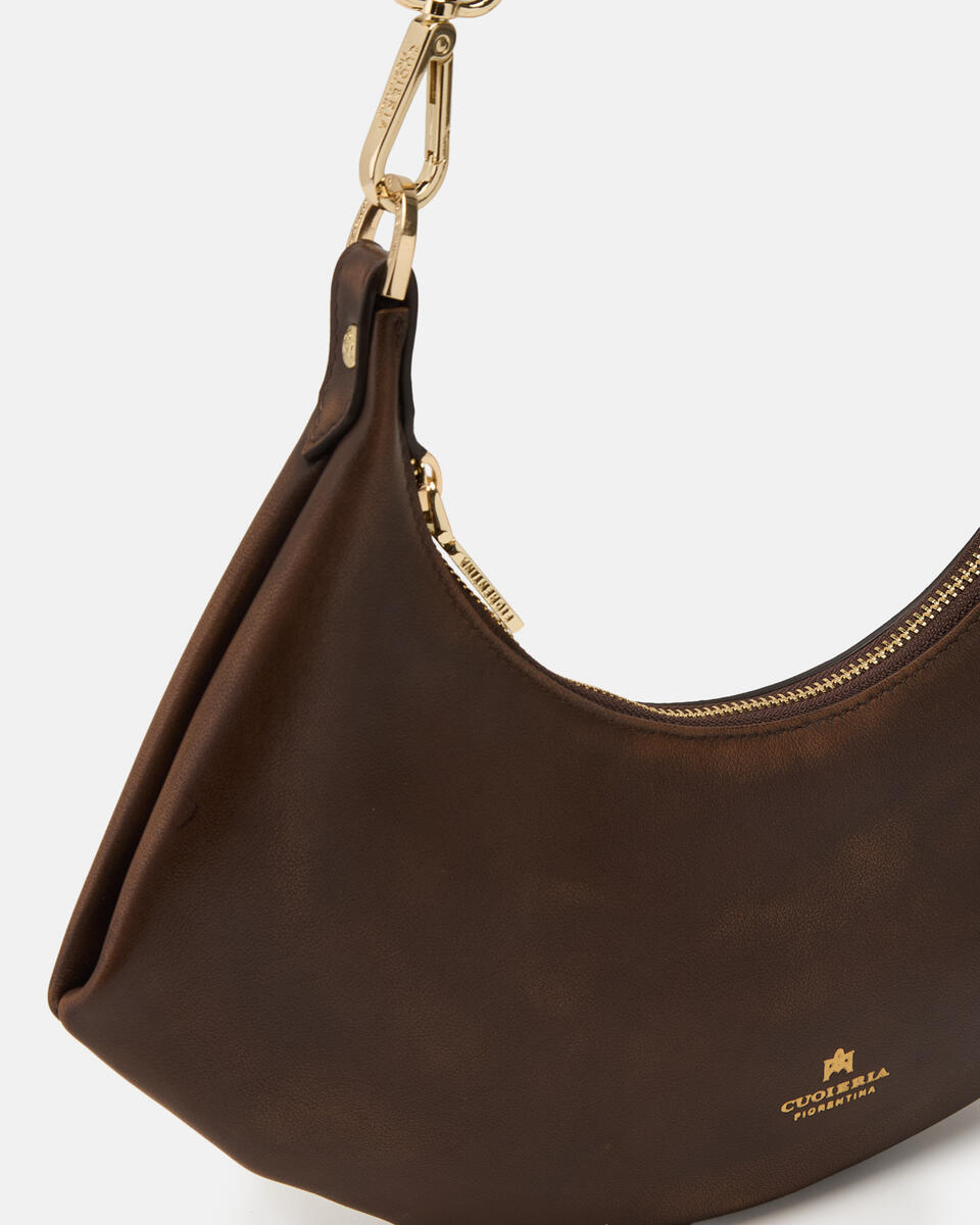 KLEINE SCHULTERTASCHE Karamell  - Schultertaschen - Damen Taschen - Tasche - Cuoieria Fiorentina