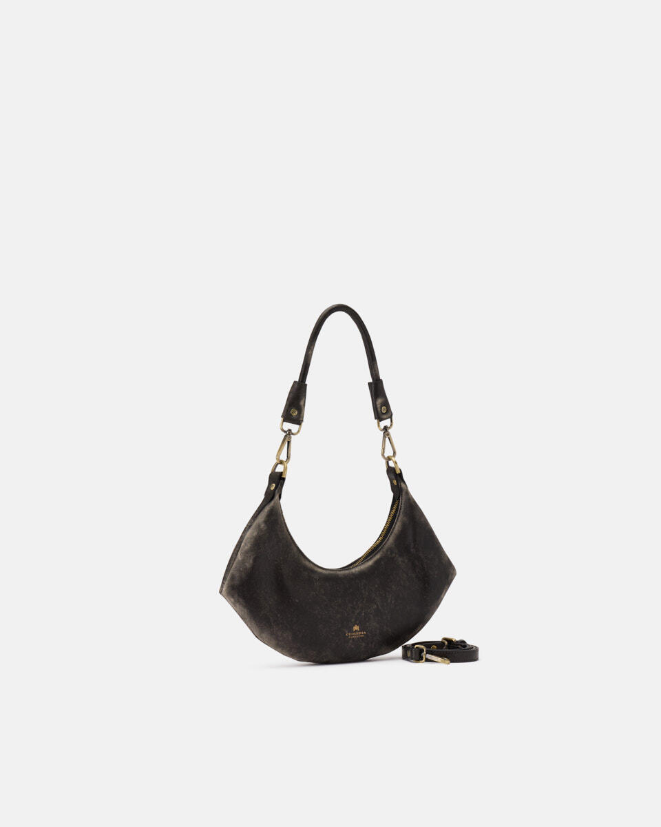 KLEINE SCHULTERTASCHE Schwarz  - Schultertaschen - Damen Taschen - Tasche - Cuoieria Fiorentina