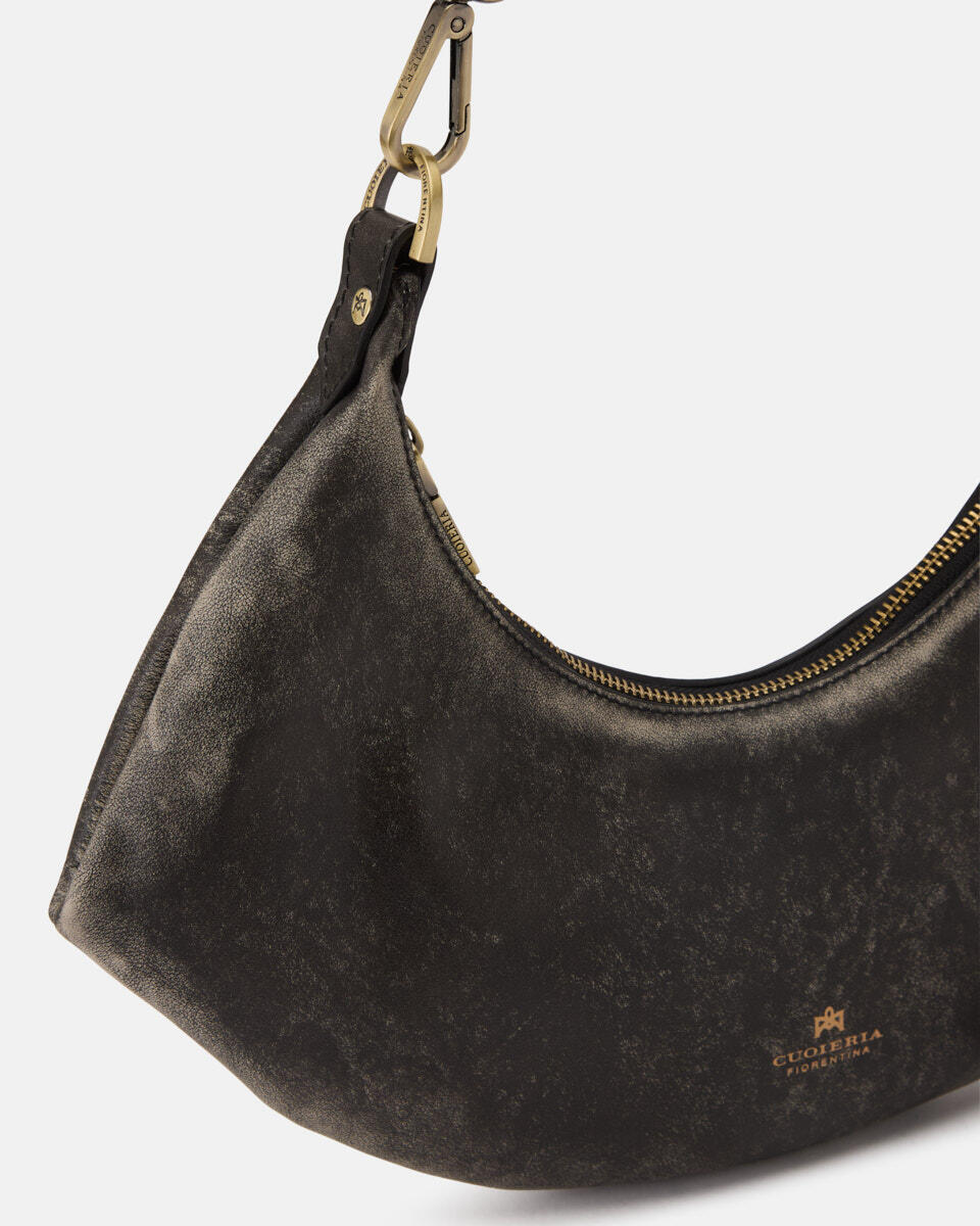 KLEINE SCHULTERTASCHE Schwarz  - Schultertaschen - Damen Taschen - Tasche - Cuoieria Fiorentina