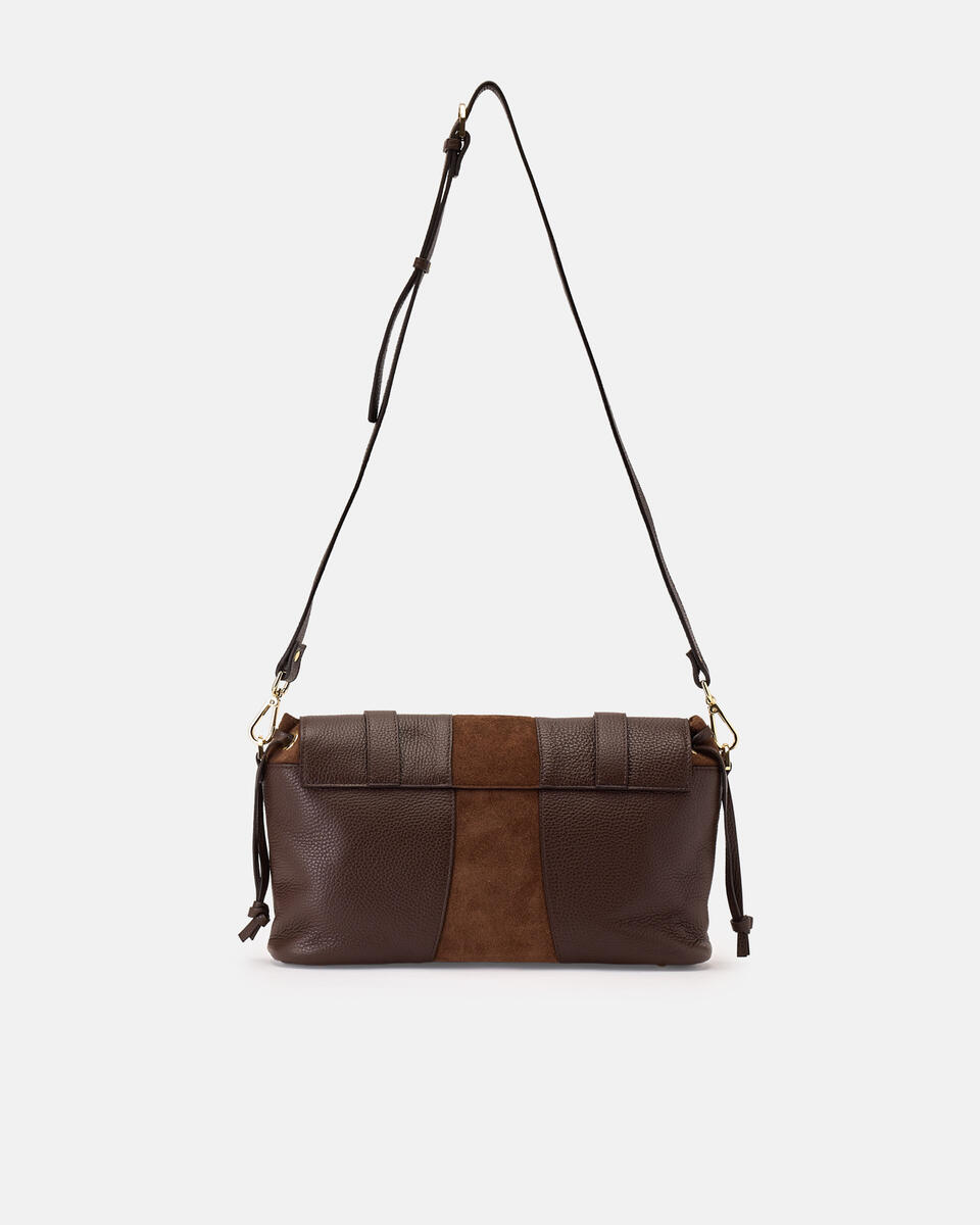 FLAP BAG Schokolade  - Messanger - Damen Taschen - Tasche - Cuoieria Fiorentina