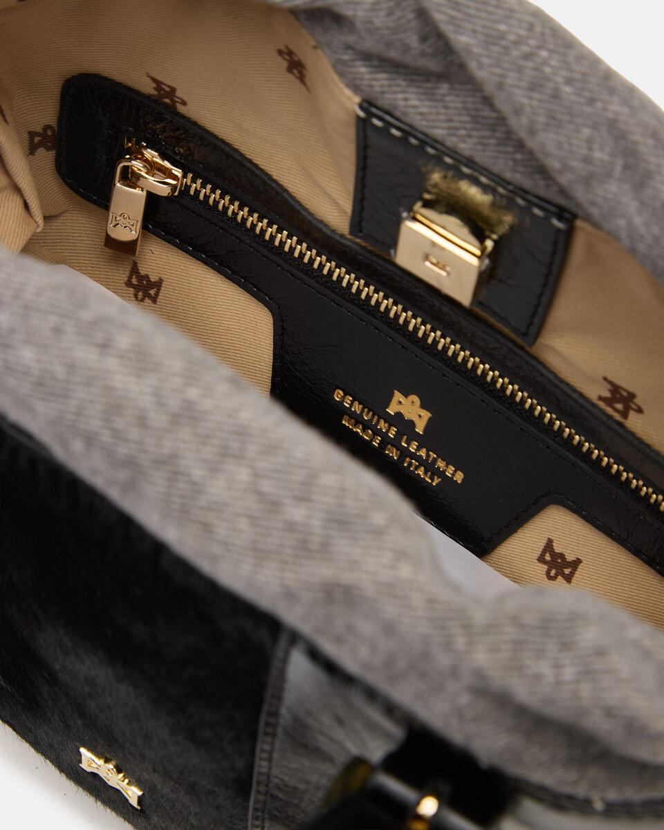 KLEINE HANDTASCHE Schwarz  - Cuoieria Fiorentina