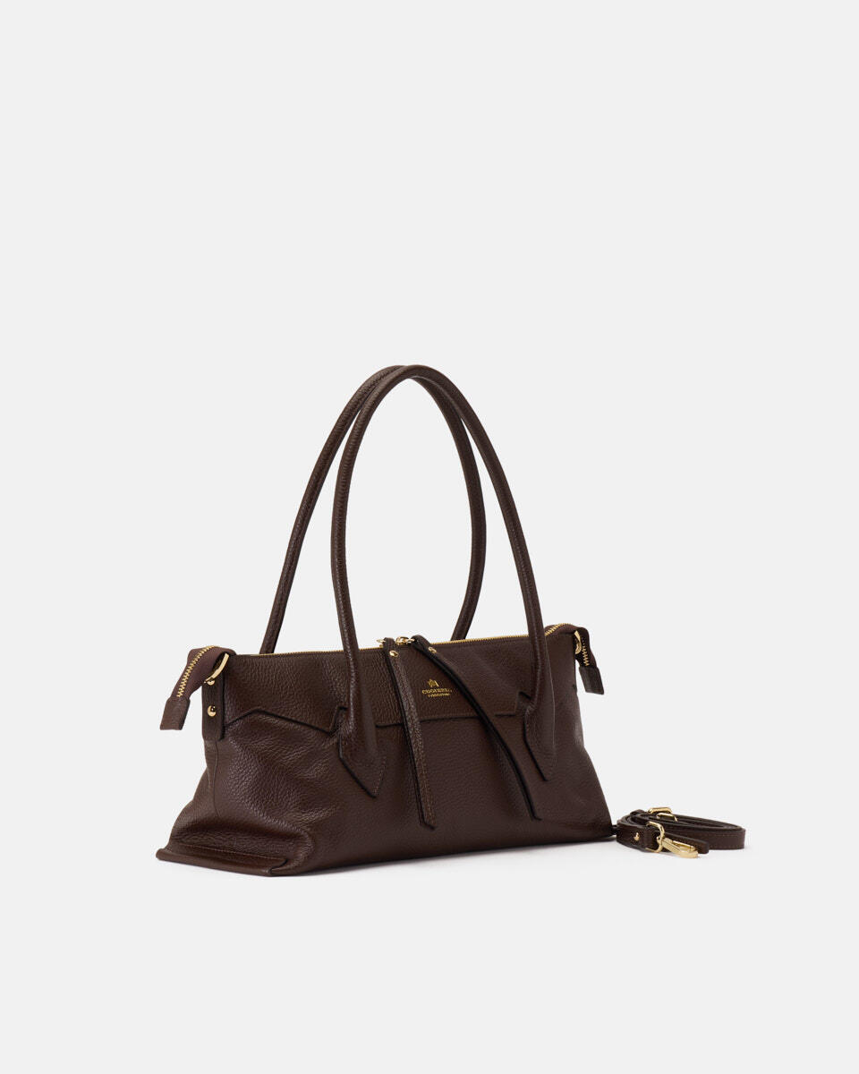 HANDTASCHE Schokolade  - Einkauftasche - Damen Taschen - Tasche - Cuoieria Fiorentina