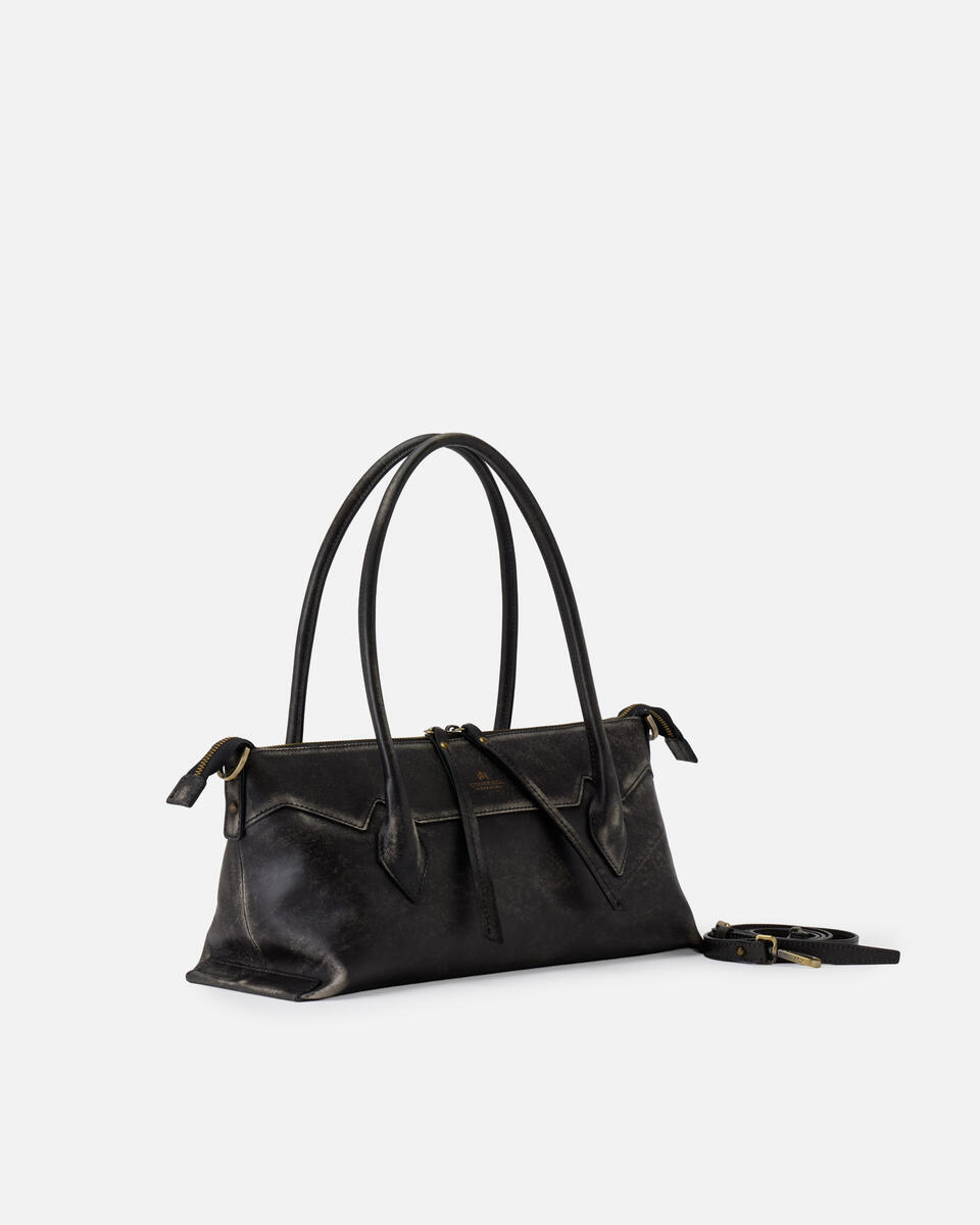HANDTASCHE Schwarz  - Einkauftasche - Damen Taschen - Tasche - Cuoieria Fiorentina