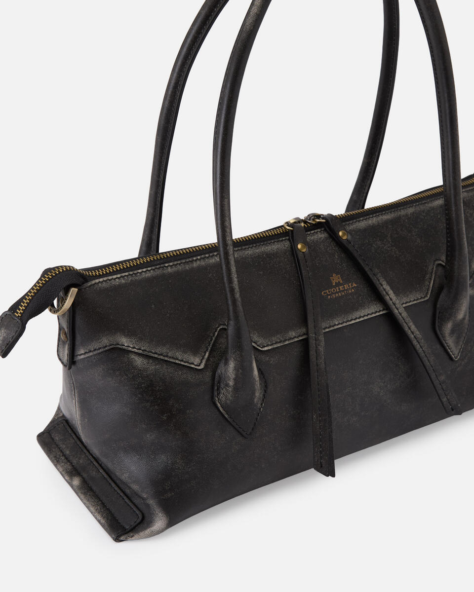 HANDTASCHE Schwarz  - Einkauftasche - Damen Taschen - Tasche - Cuoieria Fiorentina