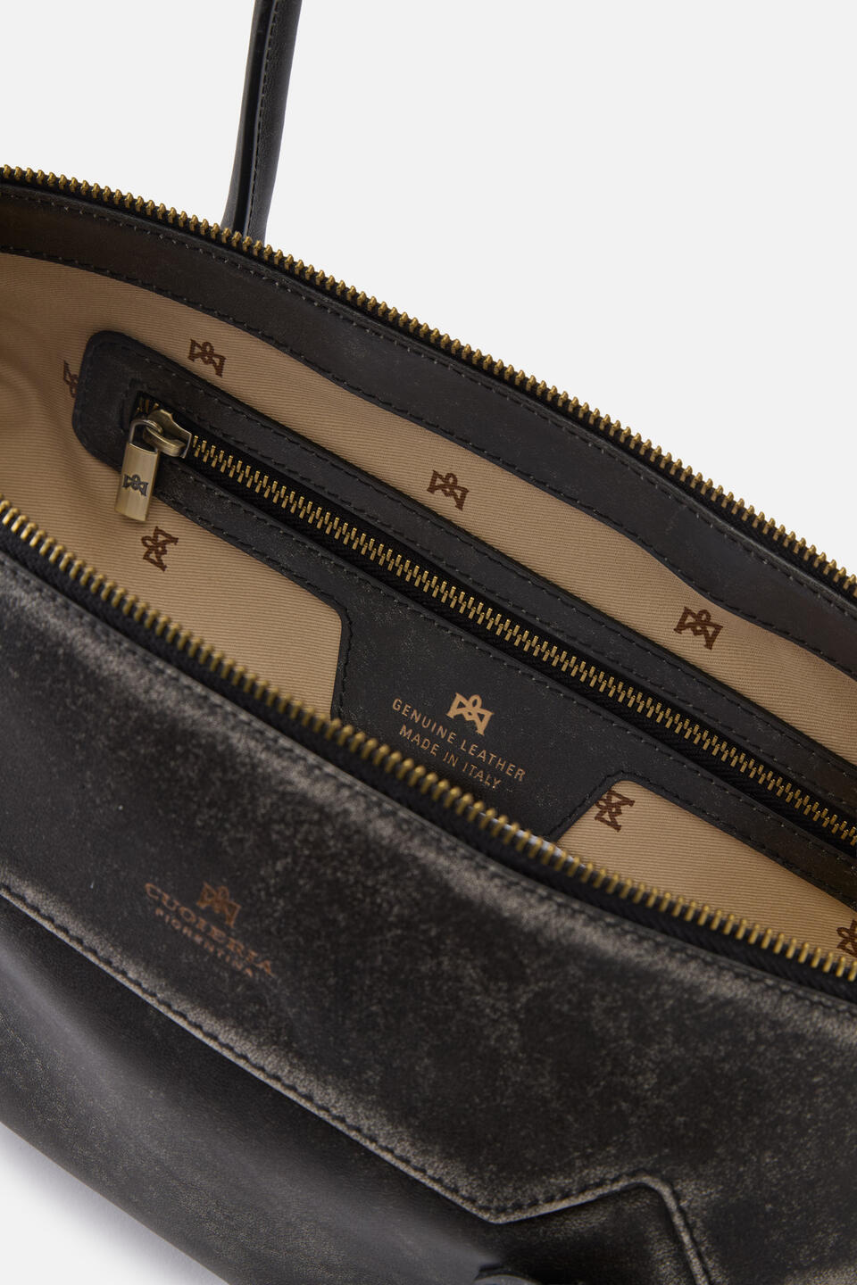 HANDTASCHE Schwarz  - Einkauftasche - Damen Taschen - Tasche - Cuoieria Fiorentina