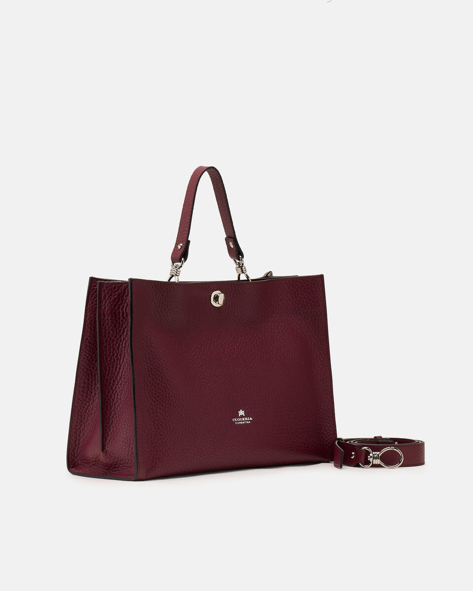 GROSSE HANDTASCHE Bordeaux  - Handtaschen - Damen Taschen - Tasche - Cuoieria Fiorentina