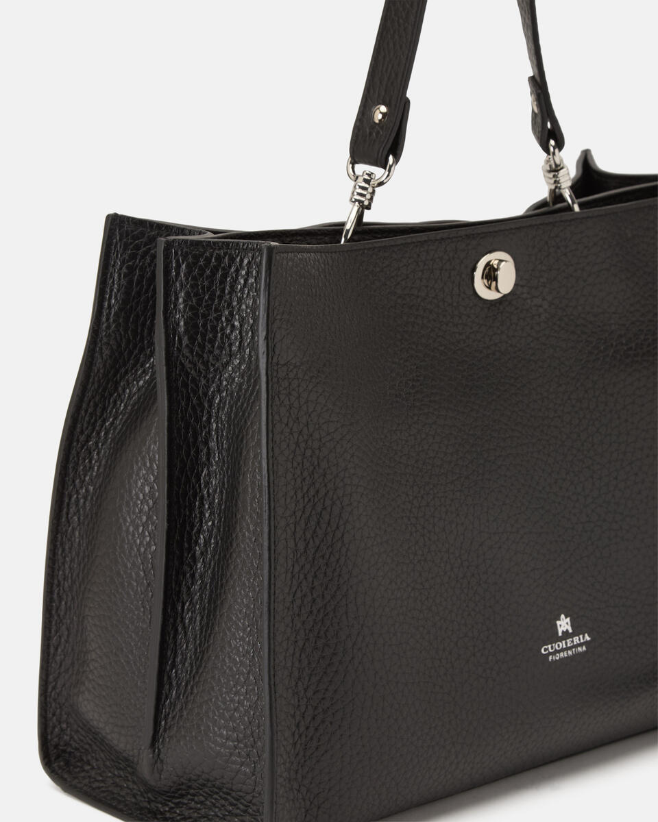 GROSSE HANDTASCHE Schwarz  - Handtaschen - Damen Taschen - Tasche - Cuoieria Fiorentina
