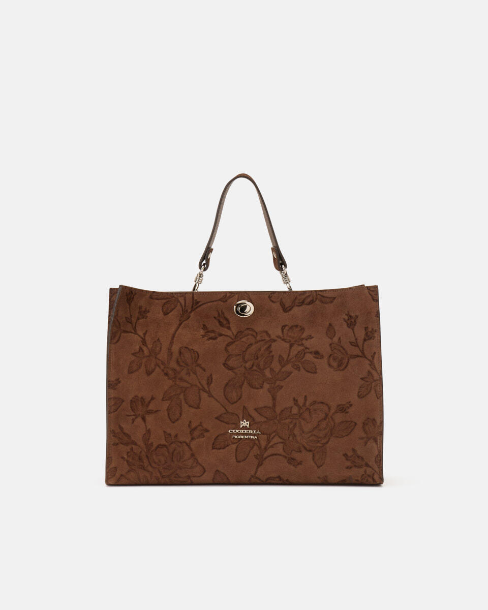 GROSSE HANDTASCHE Schokolade  - Handtaschen - Damen Taschen - Tasche - Cuoieria Fiorentina
