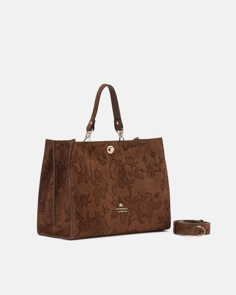 GROSSE HANDTASCHE Schokolade  - Handtaschen - Damen Taschen - Tasche - Cuoieria Fiorentina