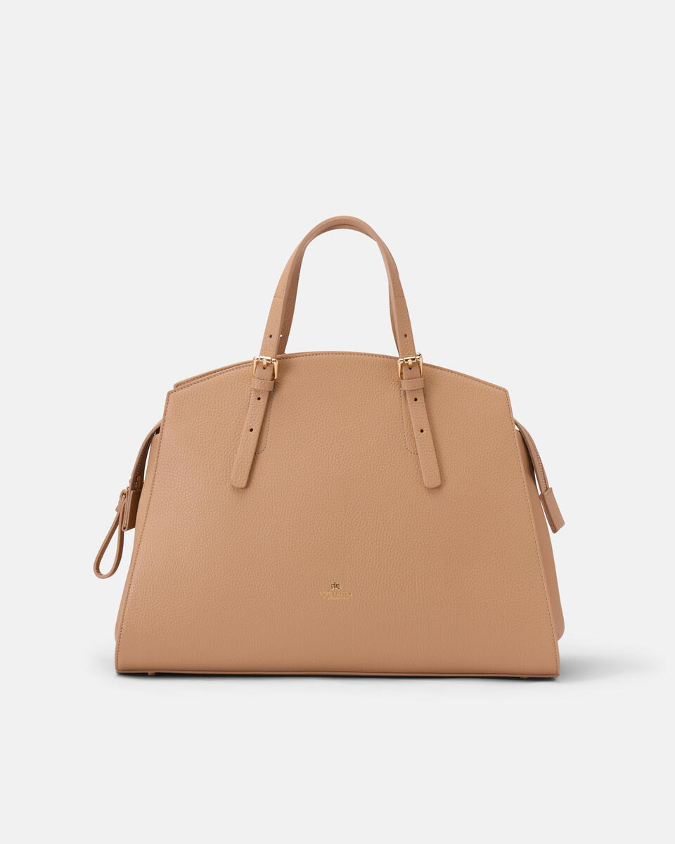 GROSSE HANDTASCHE Nude  - Cuoieria Fiorentina